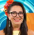 Tereza, participante do BBB19 iniciou uma polêmica ao falar que "mulheres brancas de olho claro passam por racismo" em conversa na casa.  Foto: Divulgação, TV Globo / PurePeople