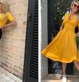 Looks amarelos da Ana Hickmann (Fotos: @ahickmann/Instagram/Reprodução)  Foto: Elas no Tapete Vermelho
