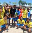 Ronaldinho marca presença em jogo de despedida de Jorginho.  Foto: Divulgação/Cbsb / Estadão