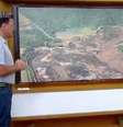 O apresentador Fernando Rocha se emociona com imagens de Brumadinho, em Minas Gerais.  Foto: Reprodução de 'Bem Estar' (2019) / Globo / Estadão Conteúdo