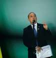 O ministro Onyx Lorenzoni durante entrevista coletiva em Brasília  Foto: Adriano Machado / Reuters