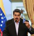 O presidente da Venezuela, Nicolás Maduro, está sendo pressionado a deixar o cargo  Foto: EPA / Ansa - Brasil
