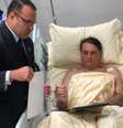 Presidente Jair Bolsonaro despacha de dentro do Hospital Albert Einstein  Foto: Divulgação / Estadão Conteúdo