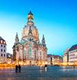 Frauenkirche ao anoitecer (Dresden, Alemanha)  Foto: iStock