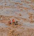 Brumadinho - Lama cobriu edificações inteiras próximas à barragem da mina do Córrego do Feijão, em Brumadinho.   Foto: Corpo de Bombeiros de MG/Divulgação / Estadão Conteúdo