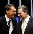 Presidente Bolsonaro (E) e presidente do STF, Dias Toffoli, durante cerimônia no Congresso 6/11/2018 REUTERS/Adriano Machado  Foto: Reuters