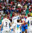 Lateral Moisés durante partida entre Bahia x Liverpool-URU, válida pela Copa Sulamericana, realizada nessa quinta (07), na Arena Fonte Nova  Foto: MARCELO MALAQUIAS/FRAMEPHOTO / Estadão