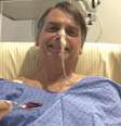 O presidente Jair Bolsonaro está internado desde o dia 27 de janeiro em São Paulo, véspera do dia em que realizou uma cirurgia para reconstrução do trânsito intestinal.  Foto: Reprodução Twitter/Jair Bolsonaro / Estadão Conteúdo