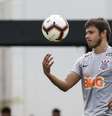 Romero durante treino do Corinthians  Foto: Rodrigo Gazzanel / Agência O Dia / Estadão Conteúdo