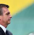 Antes de deixar o hospital Albert Einstein, onde ficou internado por 17 dias, Bolsonaro já falou sobre Bebianno  Foto: EVARISTO SA/AFP/Getty Images / BBC News Brasil