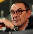 O técnico do Chelsea, Maurizio Sarri  Foto: Peter Cziborra / Reuters