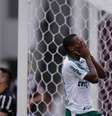 Carlos Eduardo, do Palmeiras, durante partida contra a Ferroviária válida pela 7ª rodada do Campeonato Paulista 2019, no estádio Fonte Luminosa, em Araraquara (SP), na tarde deste domingo (17).  Foto: MARCOS LIMONTI/CÓDIGO19 / Estadão Conteúdo