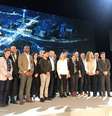 Evento do Comitê Organizador dos Jogos Olímpicos de Paris, em 2024, com as proposições de modalidades para a competição.  Foto: Reprodução/Twitter/Paris2024 / Estadão