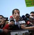 Guaidó,  durante protesto em Caracas 20/2/2019 REUTERS/Andres Martinez Casares  Foto: Reuters