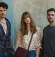 O triângulo amoroso formado por Júnior (José Loreto), Gabriel (Bruno Gagliasso) e Luz (Marina Ruy Barbosa) em 'O Sétimo Guardião'  Foto: Estevão Avellar/TV Globo / Divulgação