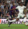 Vinicius Junior na partida do Real Madrid contra o Barcelona pela Copa do Rei  Foto: Susana Vera / Reuters