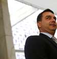 Senador Flávio Bolsonaro após reunião em Brasília
20/02/2019 REUTERS/Adriano Machado  Foto: Reuters