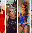 Enfeites de cabeça das famosas (Fotos: Reprodução/Instagram)  Foto: Elas no Tapete Vermelho