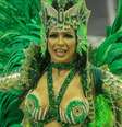 Aline Oliveira, a Rainha de Bateria da Mocidade Alegre  Foto: Guilherme Rodrigues / FuturaPress
