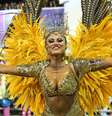 Ellen Roche, rainha de bateria da Rosas de Ouro  Foto: Newton Menezes / FuturaPress