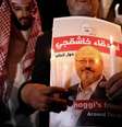 Protesto na Turquia contra o assassinato do jornalista Jamal Khashoggi  Foto: EPA / Ansa - Brasil