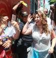 Mariana Xavier foi coroada rainha do bloco Algodão Doce, em Salvador  Foto: Dilson Silva / Agnews