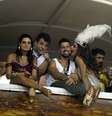 Juliana Paes deu uma mordidinha no marido, Carlos Eduardo Batista  Foto: Peter Iliccier / AgNews
