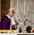 Papa Francisco durante missa da Quarta-Feira de Cinzas em Roma
06/03/2019 REUTERS/Yara Nardi  Foto: Reuters