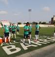 Equipe do Palmeiras durante treinamento, no Estádio Romelio Martinez, em Barranquilla, na Colômbia  Foto: Cesar Greco / Fotoarena / Estadão