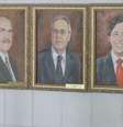 Retrato em óleo sobre tela do ex-presidente do Senado Eunício Oliveira (MDB-CE) é visto exposto na galeria de quadros de ex-presidentes da Casa, no Salão Nobre do Senado, em Brasília, nesta quarta-feira, 06. A obra, que foi encomendada em novembro e é de autoria do artista plástico Urbano Villela, custou ao Senado R$ 8,2 mil  Foto: DIDA SAMPAIO / Estadão Conteúdo