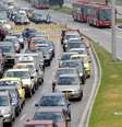 As cidades com mais congestionamento no mundo são Moscou, Istambul e Bogotá, segundo estudo da INRIX  Foto: Getty Images / BBC News Brasil