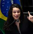 Janaina Paschoal (PSL), a deputada estadual eleita com mais de 2 milhões de votos paulistas  Foto: Marcelo Camargo / Agência Brasil