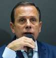 O governador de São Paulo João Doria, durante reunião com os prefeitos do Grande ABC e prefeito de São Paulo, Bruno Covas, para discutir medidas preventivas e de atendimento a população vítima das chuvas e inundações  Foto: Paulo Guereta / Agência O Dia / Estadão