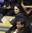 A deputada estadual eleita Janaína Paschoal (PSL) toma posse durante cerimônia na Assembléia Legislativa de São Paulo na tarde desta sexta-feira (15).  Foto: BRUNO ROCHA/FOTOARENA / Estadão