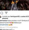 Maiara ganha comentário de Fernando Zor em foto e lamenta saudade de cantor  Foto: Reprodução, Instagram/Maiara / PurePeople