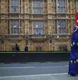 Manifestante anti-Brexit em frente ao Parlamento britânico
20/03/2019
REUTERS/Hannah McKay  Foto: Reuters