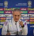 O técnico Tite em entrevista coletiva antes do amistoso contra o Panamá  Foto: Pedro Martins / MoWa Press