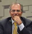 Paulo Guedes, ministro da Economia em audiência sobre a reforma da Previdência na Comissão de Assuntos Econômicos (CAE) do Senado Federal em Brasília (DF), nesta quarta-feira (27).  Foto: RENATO COSTA /FRAMEPHOTO / Estadão