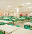 O restaurante universitário da Unifesp no campus da Baixada Santista; mensagem anônima faz referência a ataque no local  Foto: Reprodução/Unifesp / Estadão