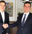 Rodrigo Maia e Sérgio Moro durante encontro realizado na residência oficial da Câmara  Foto: INSTAGRAM JOICE HASSELMANN / Estadão Conteúdo