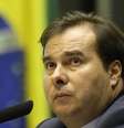 O presidente da Câmara, Rodrigo Maia (DEM-RJ), em sessão no plenário da Casa, em Brasília, nesta quarta-feira, 27.  Foto: Dida Sampaio / Estadão