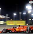 Sebastian Vettel, da Ferrari, durante treino para o GP do Bahrein nesta quinta-feira  Foto: Hamad I Mohammed / Reuters