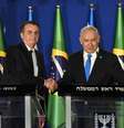 Presidente do Brasil, Jair Bolsonaro, e o primeiro-ministro de Israel, Benjamin Netanyahu  Foto: Debbie Hill / Reuters