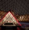Parceria entre Museu do Louvre e Airbnb cria experiência única no museu.  Foto: Divulgação/Airbnb / Estadão Conteúdo