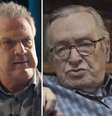 Jean Wyllys, Pedro Bial e Olavo de Carvalho  Foto: Reprodução de 'Conversa com Bial' (2019) / Globo / Estadão Conteúdo