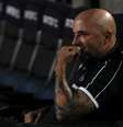 O técnico do Santos, Jorge Sampaoli  Foto: Amanda Perobelli / Reuters