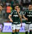 Jogadores do Palmeiras lamentam eliminação do Campeonato Paulista  Foto: Fernando Dantas / Gazeta Esportiva