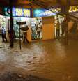 Forte chuva no bairro do Humaitá, Zona Sul do Rio de Janeiro, nesta segunda-feira  Foto: Vanessa Ataliba / Agência O Dia / Estadão