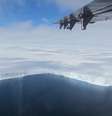 Cientistas dizem que a ruptura da geleira que produzirá um Iceberg to tamanho de Londres é resultado de um processo natural  Foto: Jan De Rydt / BBC News Brasil