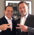O governador João Doria e o ator Arnold Schwarzenegger  Foto: Reprodução/Twitter João Doria / Estadão